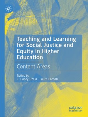 cover image of Teaching and Learning for Social Justice and Equity in Higher Education